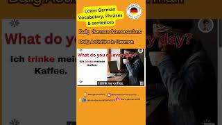 Easy German Phrases for DAILY LIFE  A1  A2  B1  B2  Learn German learndeutsch learngerman [upl. by Ahsienahs731]