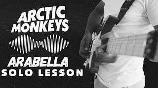 Guitar Study Arctic Monkeys  Arabella Solo Lesson  TAB [upl. by Latihs701]