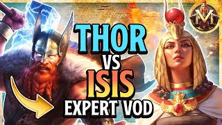 Age of Mythology Retold Thor vs Isis Expert First Person VOD [upl. by Hnad]