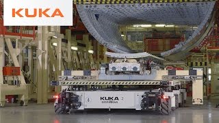 Airbus Uses KUKA omniMove Mobile Platform to Build the A380 [upl. by Undis]