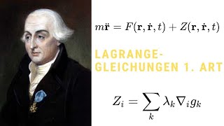 LagrangeGleichungen 1 Art  Schiefe Ebene Beispiel Sechs Schritte Zwangskräfte  HowToPhysics [upl. by Rohn31]