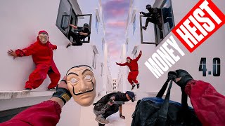 Money Heist Parkour vs POLICE Escape Chase  Nothing Is Impossible Epic Live Action POV 40 [upl. by Aihsek]