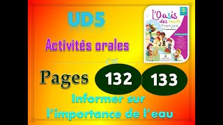 loasis des mots page 132 activités orales UD5 sem1 pages 132133 [upl. by Attenyl]