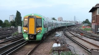 South West Trains and Southern Action at Clapham Junction UK [upl. by Isola408]