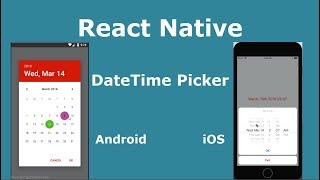 React Native DateTime Picker [upl. by Neyuq]