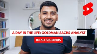 A day in the life of a Goldman Sachs analyst Shorts [upl. by Ahsiral]