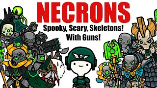 NECRONS Literally the Strongest Faction  Warhammer 40k Lore [upl. by Nawj]