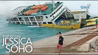 Kapuso Mo Jessica Soho Barko tumagilid sa Cebu [upl. by Eelreveb]