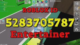 Entertainer Roblox Song IDs [upl. by Ynalem739]