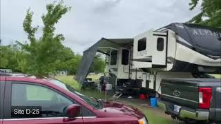 Indiana Brookville LakeMounds State Recreation Area Campground [upl. by Brandyn]