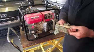 Honda Generator Has Gas Mixed In The Oil [upl. by Oiredised]