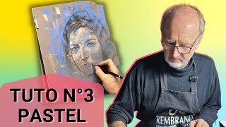 TUTO PASTEL 3  REALISATION DUN PORTRAIT AU PASTEL [upl. by Akehsay347]