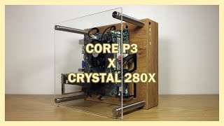 DIY PC Case  Thermaltake Core P3 x Corsair Crystal 280X Inspired [upl. by Lasky]