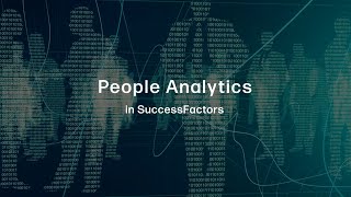 People Analytics in SuccessFactors [upl. by Monika]