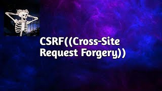 شرح ثغره Lab CSRF CrossSite RequestForgery ❤️ [upl. by Eppilihp667]