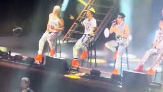 CNCO concert performing fiesta mi casa perfoemance on stage live [upl. by Nirehtak]