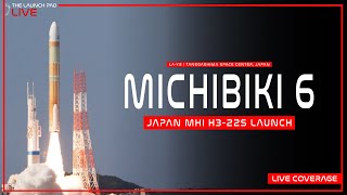 REPLAY Japan MHI launches Michibiki 6 aboard H322S from Japan  Michibiki 6 [upl. by Tigirb]