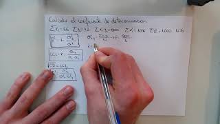 Calcular el COEFICIENTE DE DETERMINACIÓN  ESTADÍSTICA [upl. by Gone]