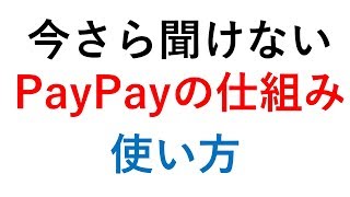 【今更聞けない】PayPayペイペイの仕組みや使い方を簡潔に解説 スマホ決済サービス【節約学部3】 [upl. by Heck111]