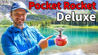 MSR Pocket Rocket Deluxe Camp Stove  Review [upl. by Ruyam]