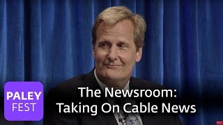 The Newsroom  Aaron Sorkin and Jeff Daniels Talk About Taking On Cable News [upl. by Ydok]