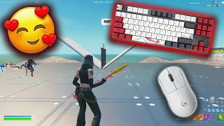 Chill ASMR🤩 1v1 Build Fight 🏆Satisfying Fortnite Keyboard Sounds [upl. by Arolf]