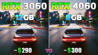 RTX 4060 vs RTX 3060  Test in 10 Games [upl. by Paluas]