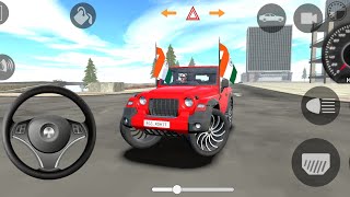 Dollar Song Modified Mahindra Red Thar 😈 😈  Indian Cars Simulator 3D  Android Gameplay [upl. by Ennirac66]