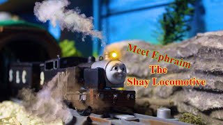 Thomas and Friends TRACKMASTER MEET EPHRAIM THE SHAY LOCOMOTIVE [upl. by Jermayne716]