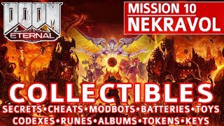 Doom Eternal  Nekravol All Collectible Locations Secrets Collectibles Cheats Upgrades [upl. by Akeirahs]