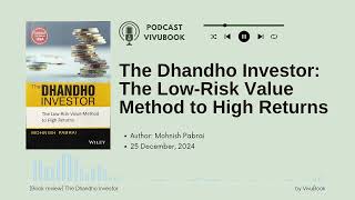 The Dhandho Investor Unlocking LowRisk HighReturn Value Investing [upl. by Enawyd517]