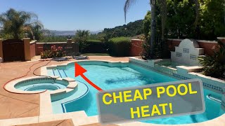 Cheapest Pool Heating ☀️Hack [upl. by Neirb]