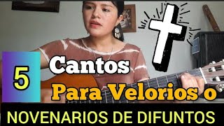 5 Cantos Para velorios o NOVENARIO DE DIFUNTOS [upl. by Adyaj802]