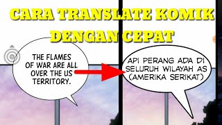 Cara translate komik dengan cepat [upl. by Dodd]