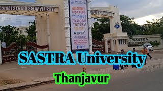 SASTRA University Thanjavur Road Side View  Shanmuga Polytechnic  Best University in Thanjavur [upl. by Ettenel]