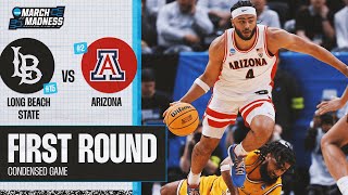 Arizona vs Long Beach State  First Round NCAA tournament extended highlights [upl. by Ljoka497]