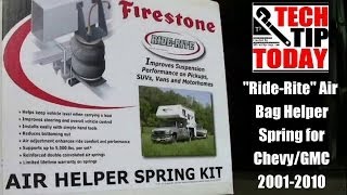 Firestone RideRite Air Bag Helper Springs Model  2250 SD Popular Products [upl. by Keese]