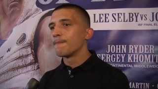 Lee Selby on World Title Eliminator Against Joel Brunker [upl. by Refotsirhc932]