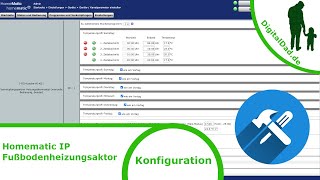 Fußbodenheizung mit Homematic steuern  So einfach ist die Konfiguration [upl. by Hayn]