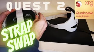 How To Swap Quest 2 Strap  in 5 Mins  Oculus Quest 2 Elite Headstrap  Swap [upl. by Tasia655]