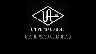 How To Setup UAD Interface With FL Studio 20 [upl. by Alledi579]