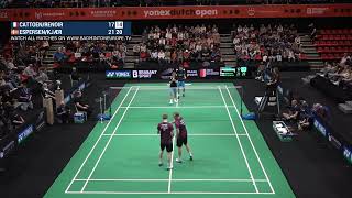 Match point  Cattoen  Renoir vs Espersen  Kjær  MD Final  Dutch Open 2024 [upl. by Neema427]