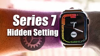 Apple WATCH Series 7  20 Settings You NEED to Change RIGHT NOW [upl. by Trilly275]