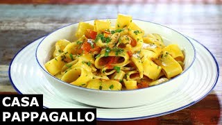 Calamarata  pasta con il sugo di calamari S1  P15 [upl. by Nyliuqcaj]