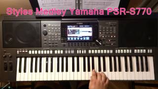 Styles Melody vol1  Yamaha PSRS770 [upl. by Cynthie]