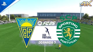 Estoril Praia  Sporting CP  LIGA PORTUGAL 2425  PS5 4K [upl. by Hirza307]