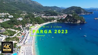 Parga Valtos beach drone video 4K [upl. by Ddahc]