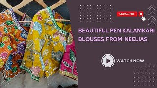 Beautiful Pen Kalamkari Blouses [upl. by Tyler]