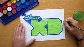 Disney XD logo  painting  2017 [upl. by Xonk499]