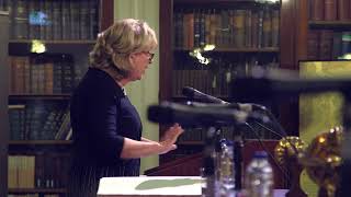 Mary McAleese presents research into the Catholic church child protection Canon law and the UN [upl. by Genaro754]